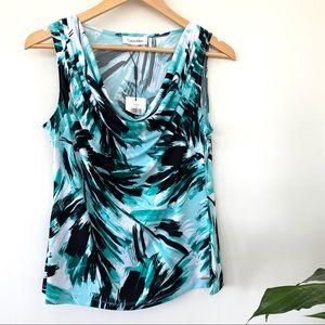 COPY - Calvin Klein cowl neck sleeveless top